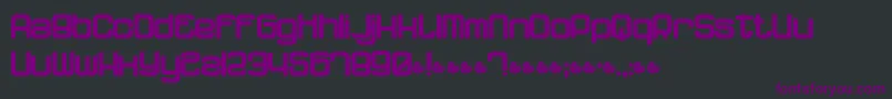 DopenakedfoulPhat Font – Purple Fonts on Black Background