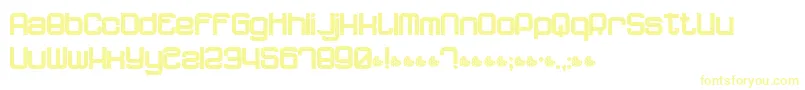 DopenakedfoulPhat Font – Yellow Fonts on White Background