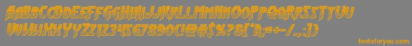 Flashrogerschrome Font – Orange Fonts on Gray Background