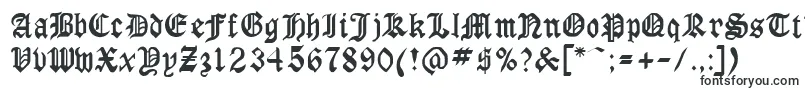 Czcionka GothicrusMedium – czcionki dla Adobe Reader