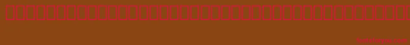 MedinaLtBt Font – Red Fonts on Brown Background