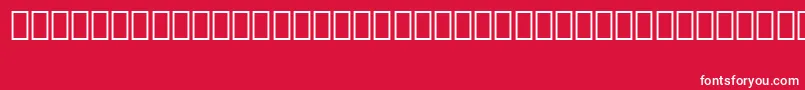 MedinaLtBt Font – White Fonts on Red Background