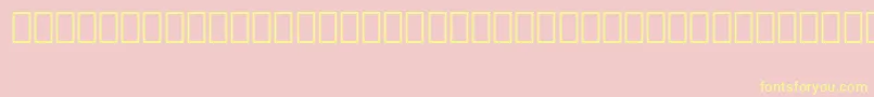 MedinaLtBt Font – Yellow Fonts on Pink Background