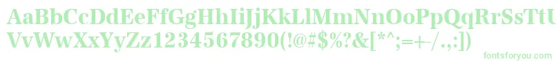 UrwantiquatextnarBold-Schriftart – Grüne Schriften
