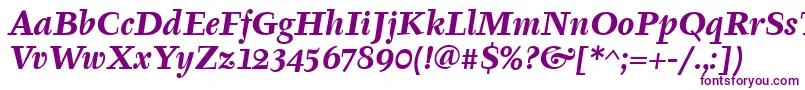 TyfaItcBoldItalic Font – Purple Fonts