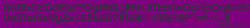 MexicoantiqueBold-Schriftart – Schwarze Schriften auf violettem Hintergrund