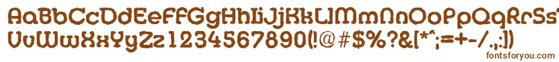 Шрифт MexicoantiqueBold – коричневые шрифты