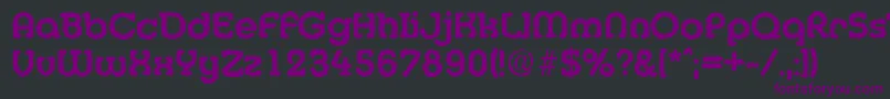 Шрифт MexicoantiqueBold – фиолетовые шрифты на чёрном фоне