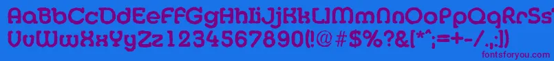 Шрифт MexicoantiqueBold – фиолетовые шрифты на синем фоне