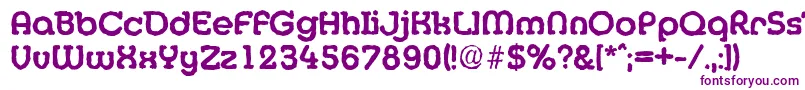 Шрифт MexicoantiqueBold – фиолетовые шрифты на белом фоне