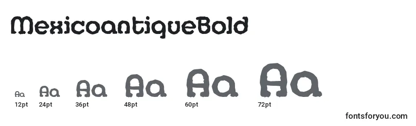 MexicoantiqueBold Font Sizes