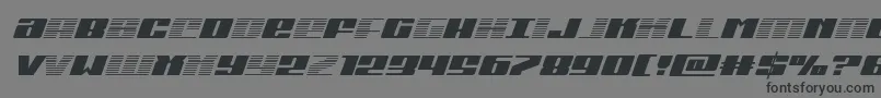 Michiganitalgrad Font – Black Fonts on Gray Background