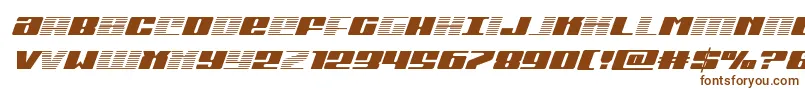 Шрифт Michiganitalgrad – коричневые шрифты на белом фоне