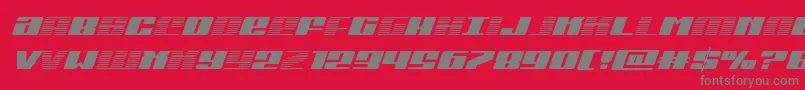 Шрифт Michiganitalgrad – серые шрифты на красном фоне
