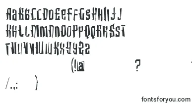 Intothebluekrush font – Fonts Lightning