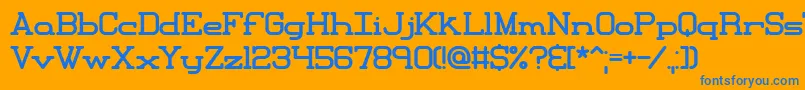 Lisätietoja Xipital-fontista Xipital-fontti – siniset fontit oranssilla taustalla
