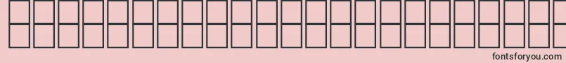 AlMujahedUntitled Font – Black Fonts on Pink Background