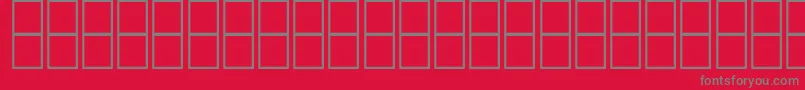 AlMujahedUntitled Font – Gray Fonts on Red Background