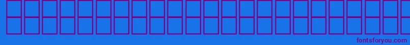 AlMujahedUntitled Font – Purple Fonts on Blue Background