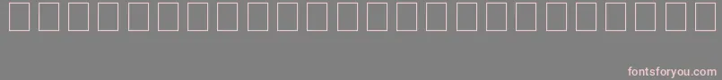 Aboriginebats1 Font – Pink Fonts on Gray Background