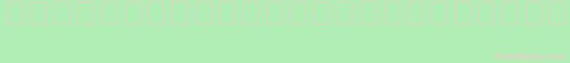 Aboriginebats1 Font – Pink Fonts on Green Background