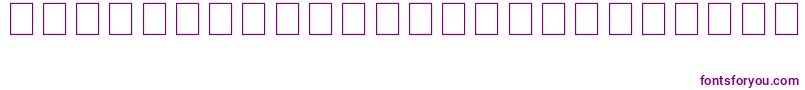 Aboriginebats1 Font – Purple Fonts on White Background