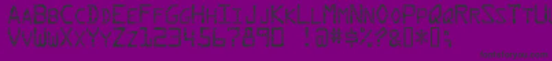 Circuit ffy Font – Black Fonts on Purple Background