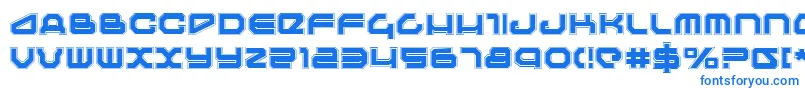 Travelerp Font – Blue Fonts on White Background
