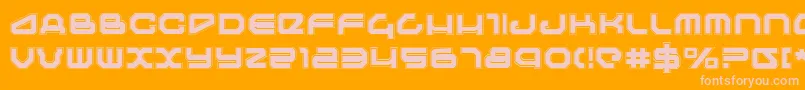 fuente Travelerp – Fuentes Rosadas Sobre Fondo Naranja
