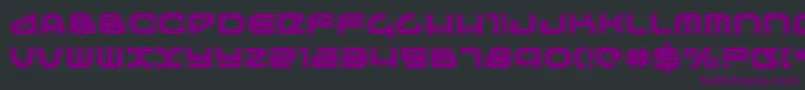 Travelerp Font – Purple Fonts on Black Background
