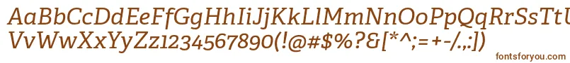 AdelleCyrillicItalic Font – Brown Fonts