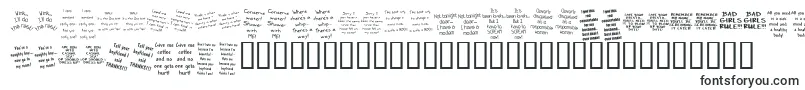 KrBadGirlz-Schriftart – Schriftarten, die mit K beginnen