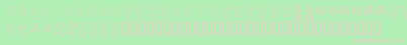 KrBadGirlz Font – Pink Fonts on Green Background