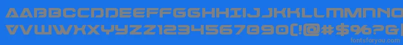 fuente Dameronbold – Fuentes Grises Sobre Fondo Azul