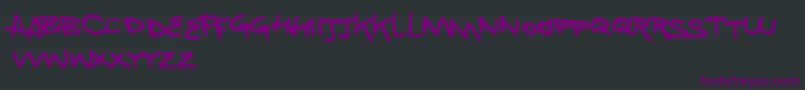VtksMint Font – Purple Fonts on Black Background