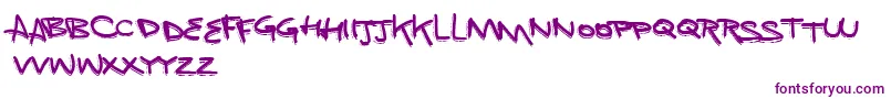 VtksMint Font – Purple Fonts on White Background