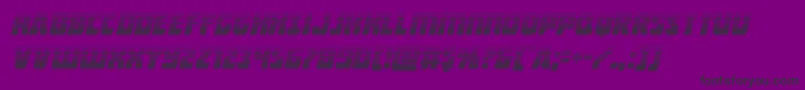 Intergalacticgradital Font – Black Fonts on Purple Background