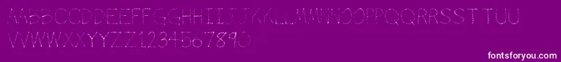 Więcej informacji o czcionce Airbrush Czcionka Airbrush – białe czcionki na fioletowym tle