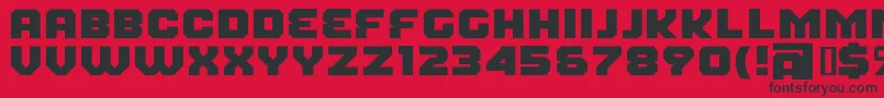 FearFactorBlack Font – Black Fonts on Red Background