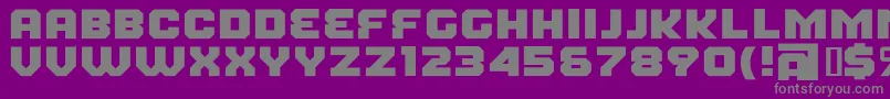 FearFactorBlack Font – Gray Fonts on Purple Background