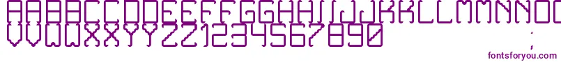 NoxtreyAufTfbLight Font – Purple Fonts on White Background