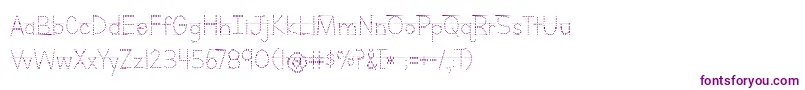 LettersForLearnersLinedDotsHattedJ Font – Purple Fonts