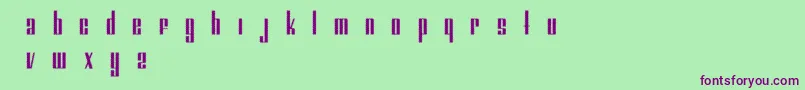 Trajma Font – Purple Fonts on Green Background