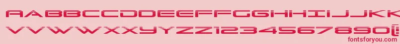 Grandsporthalf Font – Red Fonts on Pink Background