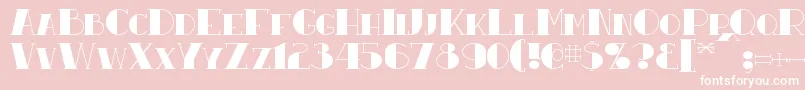 fuente Resavy – Fuentes Blancas Sobre Fondo Rosa