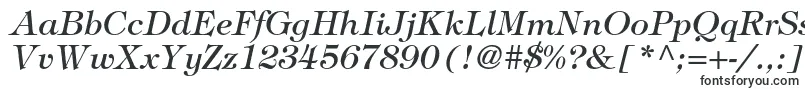 TiffanystdItalic Font – Newspaper Fonts