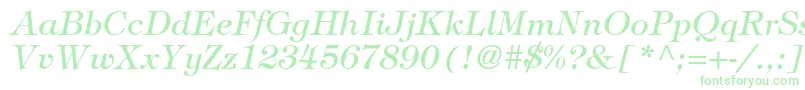 TiffanystdItalic Font – Green Fonts