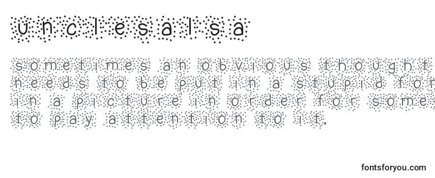 UncleSalsa Font