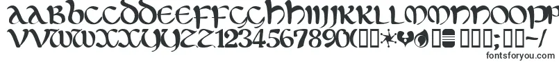 Шрифт Eltic – кельтские шрифты