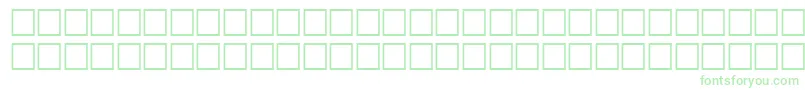 ThalesRegular Font – Green Fonts on White Background